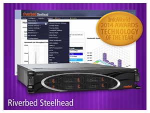 Riverbed® Steelhead广域网优化加速方案连续八年荣获Infoworld"年度技术奖"